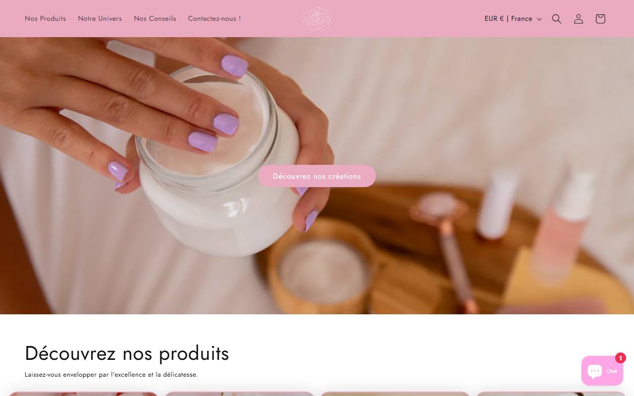 Aperçu du site web de Douceur du Musc